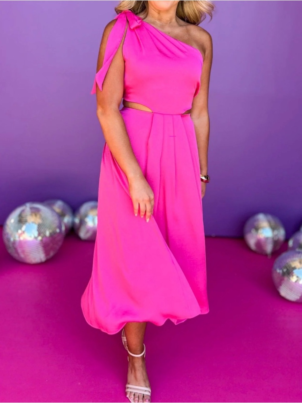 Tyche Vibrant Hot Pink Dress Piece